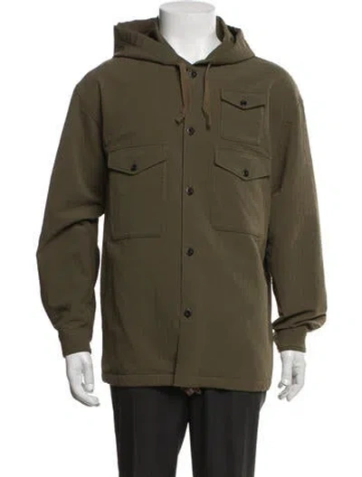 Pre-owned Snow Peak Utility Jacket In Green