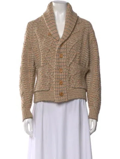 Pre-owned Snow Peak V-neck Sweater In Neutral
