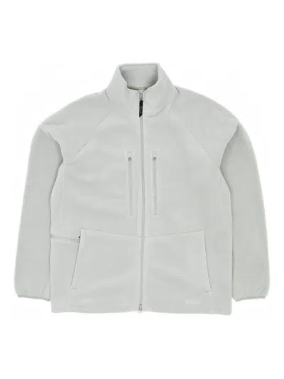 Snow Peak Water Repellent Fleece Jacket Light Grey In Gray