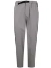 Snow Peak Elasticated-waist Trousers In Gray