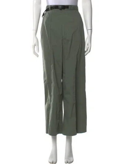 Pre-owned Snow Peak Wide Leg Pants In Green
