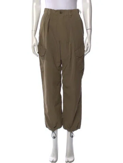 Pre-owned Snow Peak Wide Leg Pants In Green