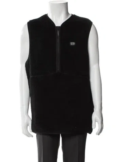 Pre-owned Snow Peak Wool Vest In Black