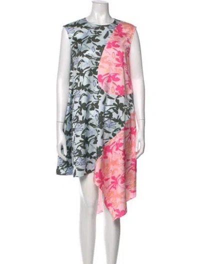 Pre-owned Snow Xue Gao Silk Mini Dress In White