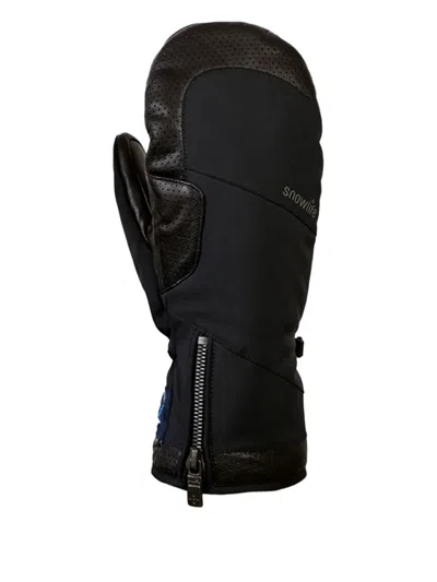 Snowlife Leather-paneled Mittens