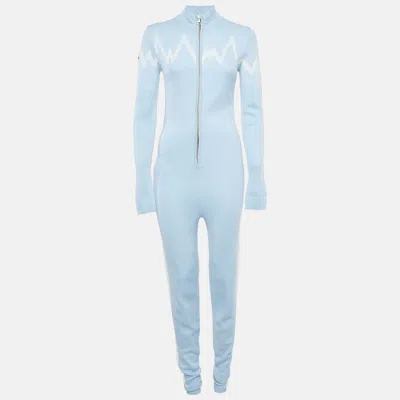 Pre-owned Snowroller Blue Wool Blend Emilie Ski Suit S