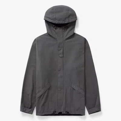 Sns Canvas Zip Jacket In Gray