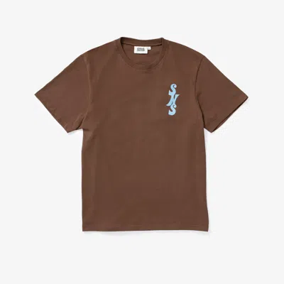 Sns Compass Tee In Brown