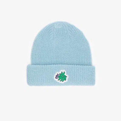 Sns Flower Beanie In Blue