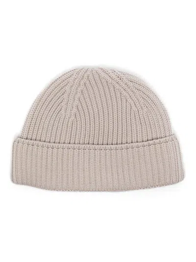S.n.s Herning Fender Beanie Hat In Neutrals