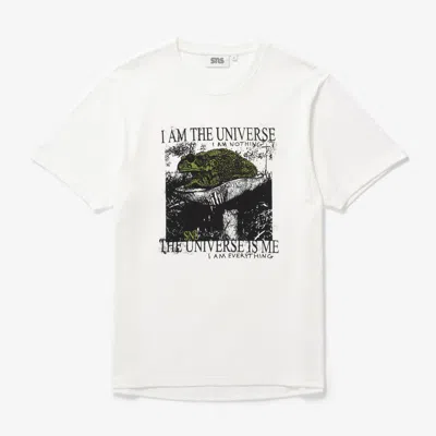 Sns Mind Body Soul Tee In White