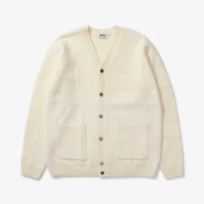 Sns Mohair Knit Cardigan In Neutral