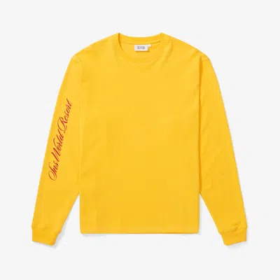 Sns Scenery Long Sleeve Tee In Yellow