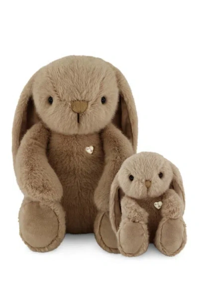 Snuggle Bunnies Kids'  Penelope The Bunny 12" & 6" Set In Brown