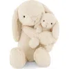 Snuggle Bunnies Stuffed Animal Frankie The Hugging Bunny In Neutral