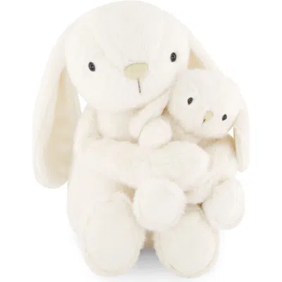 Snuggle Bunnies Kids'  Stuffed Animal Frankie The Hugging Bunny In White