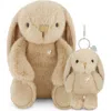 Snuggle Bunnies Stuffed Animal Penelope The Bunny & Keyring Set In Brown