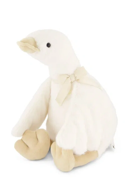 Snuggle Bunnies Kids'  Stuffed Animal Rose The Mommy Duck In White