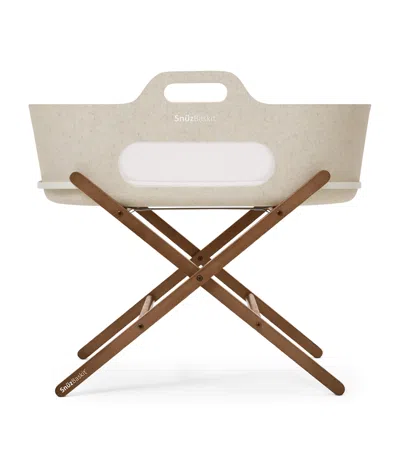 Snüz Baskit Barley Moses Basket & Walnut Stand