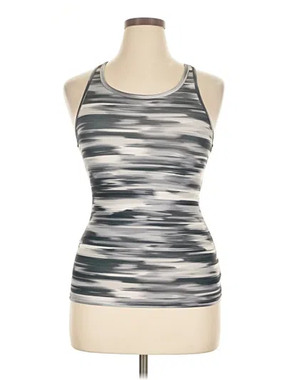 Pre-owned So Active Tank Top In Silver