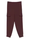 So Allure Elasticated-waist Trousers In Animal Print