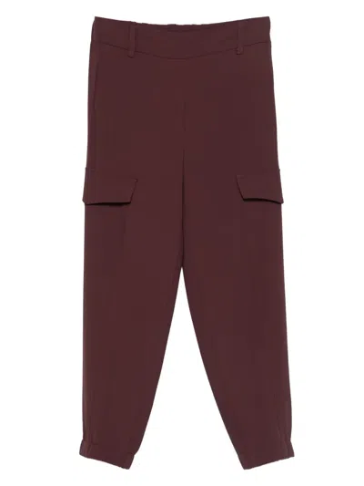So Allure Elasticated-waist Trousers In Animal Print