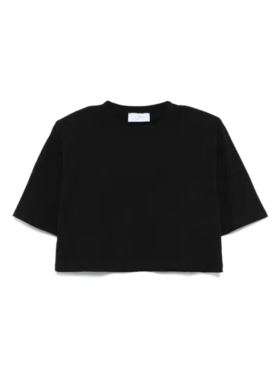 So Allure Shoulder-pad Cropped T-shirt