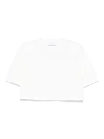 So Allure Shoulder-pad Cropped T-shirt