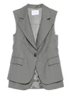 So Allure Single-breasted Suit In Gray