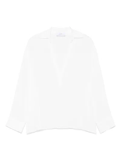 So Allure Spread-collar Blouse