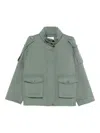 So Allure Wool-blend Coat In Green