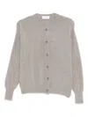 So Allure Wool Cardigan In Gray