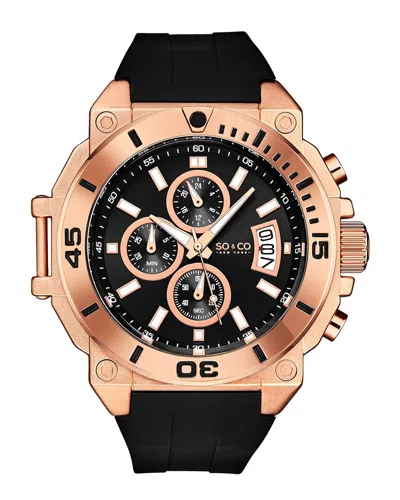 So & Co Men's Hudson Watch In Gold