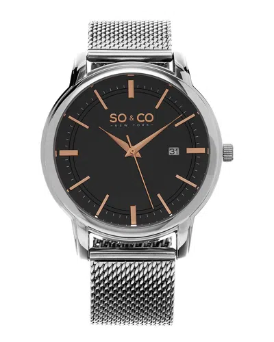 So & Co Men's Madison Watch In Metallic