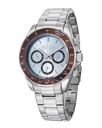 So & Co Men's Tribeca Watch In White