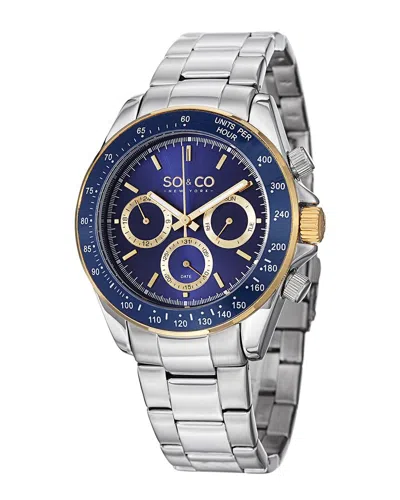 So & Co Men's Tribeca Watch In White