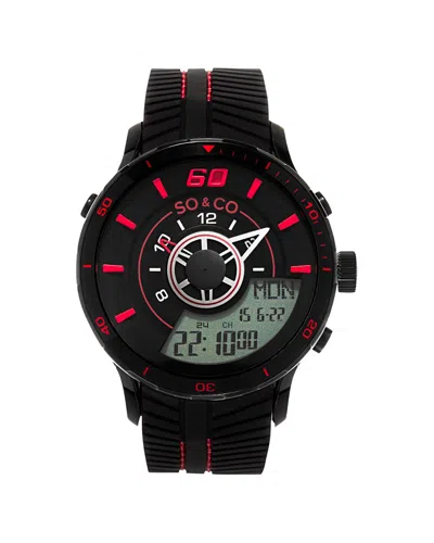 So & Co New York Men's Monticello Watch In Black