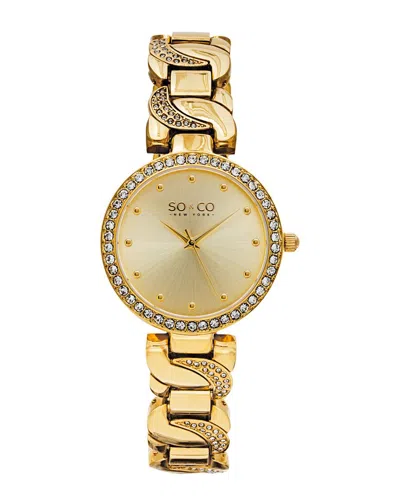So & Co Women's Chelsea Watch In Gold
