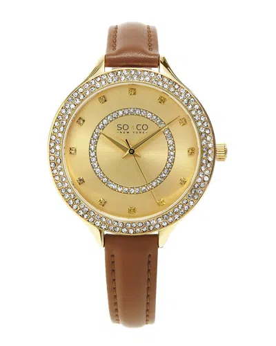 So & Co Women's Soho Watch In Gold