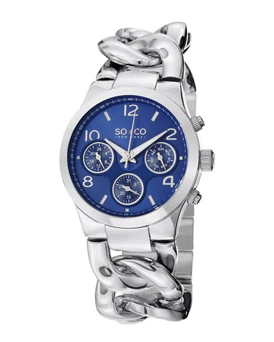 So & Co Women's Legacy Watch In Blue