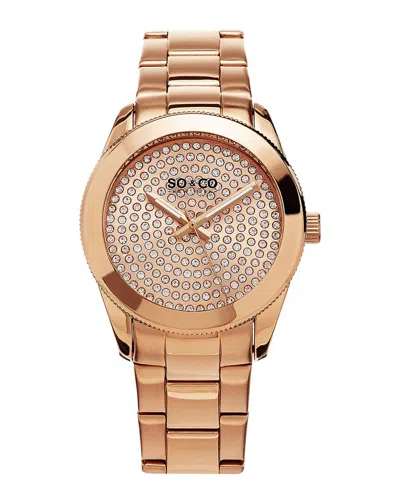 So & Co Women's Madison Watch In Transparent