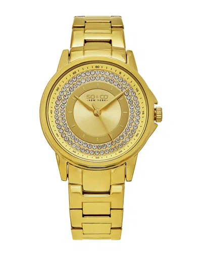 So & Co Women's Madison Watch In Metallic