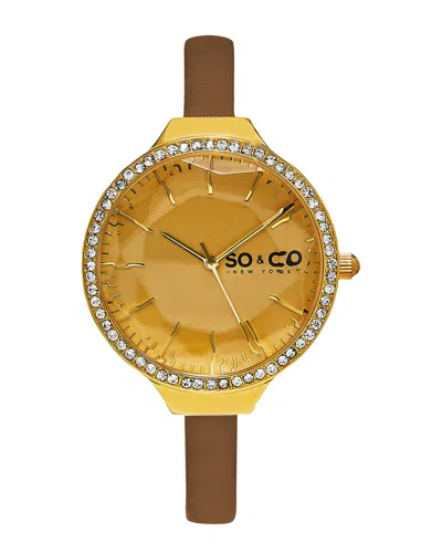 So & Co Women's Soho Watch In Gold