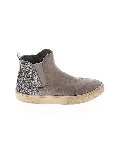 Pre-owned So Kids' Ankle Boots In Gray