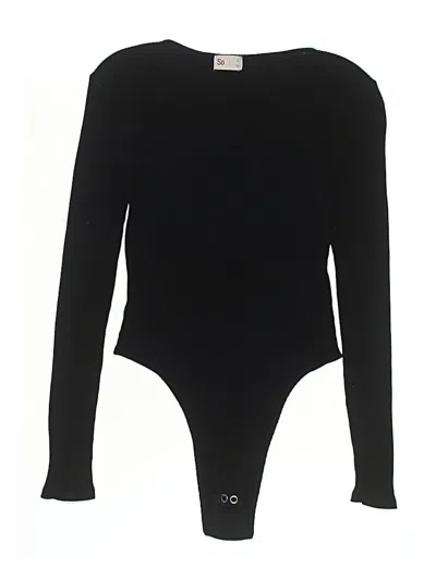 Pre-owned So Bodysuit In Black