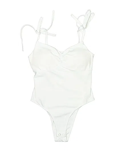 Pre-owned So Bodysuit In White