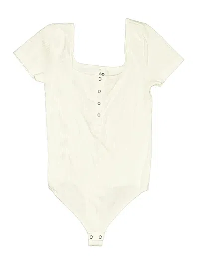 Pre-owned So Bodysuit In White