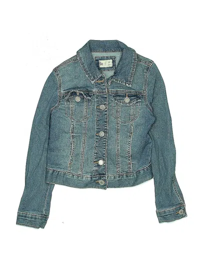 Pre-owned So Kids' Denim Jacket In Blue
