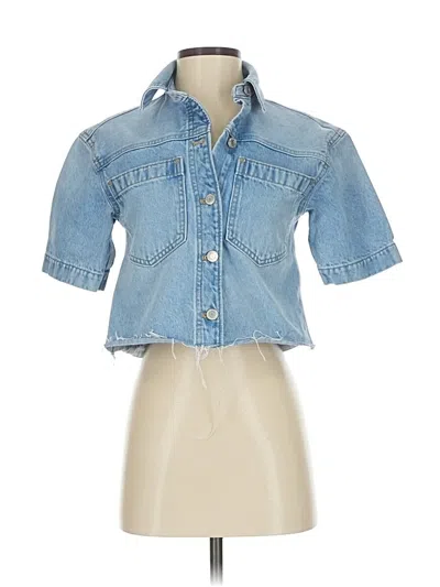 Pre-owned So Denim Vest In Blue