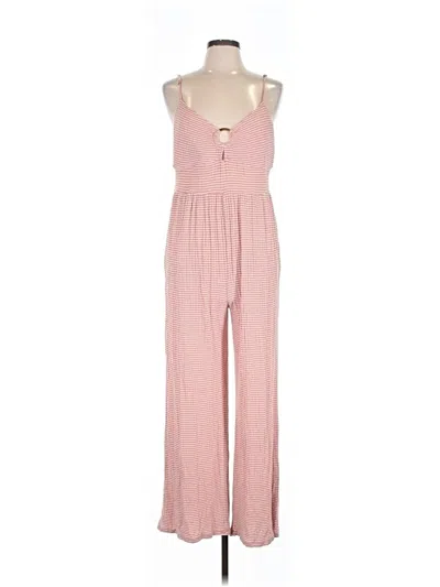 Pre-owned So Jumpsuit In Pink